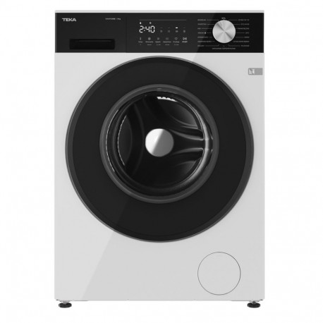 Teka WM 20941 W PL washing machine, 9 kg, 1400 RPM, white, black
