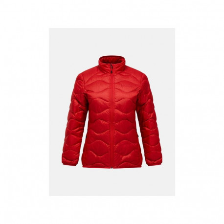 Kurtka damska puchowa PEAK PERFORMANCE W Helium Down Jacket kolor czerwony - M