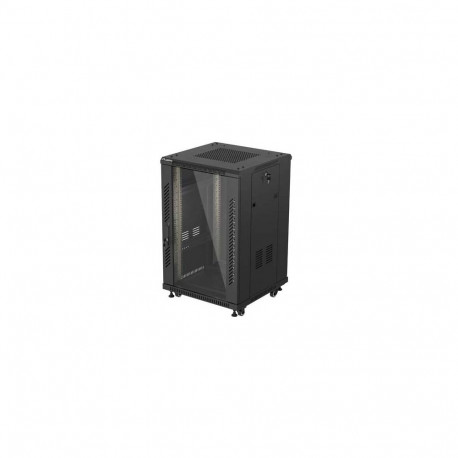 Lanberg rack-kapp FF01-6618-12B 18U eraldiseisev, must
