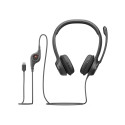 Logitech H390 Wired Headset, USB-C, Black
