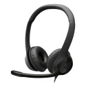 Logitech H390 Wired Headset, USB-C, Black
