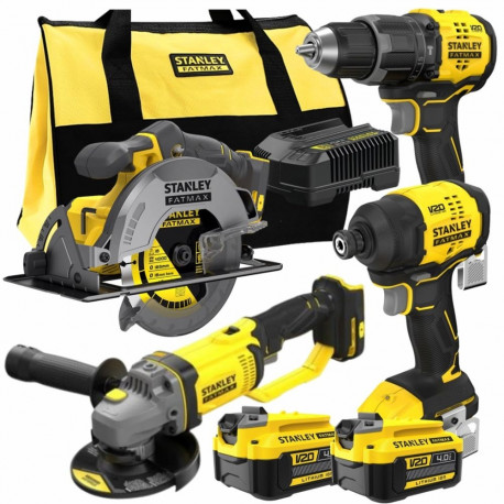 STANLEY elektritööriistade komplekt SFMCK459M2S 18V, 4-osaline