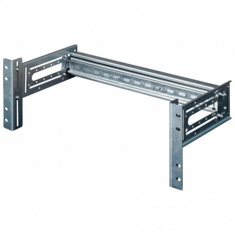 Equip DIN-liistud 19', 4U, RAL7035, hall