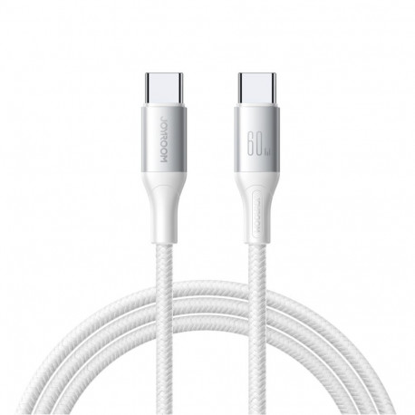 Joyroom Joyroom S-A28 Flash Series 60W USB-C - USB-C Cable 2m - White