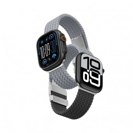 AmazingThing Set of 2 AmazingThing Blend Band for Apple Watch 45/46/49mm - Grey-Black/Grey