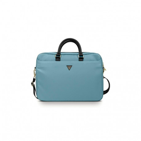 Guess Guess Nylon Triangle Logo bag for a 16" laptop - blue
