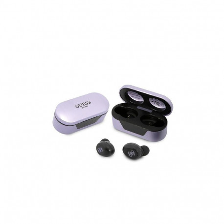 Guess Guess GUTWST31EU TWS Bluetooth headphones + docking station purple/purple