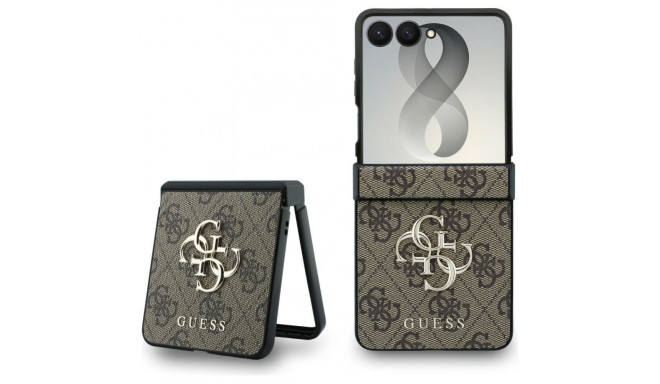 Guess Guess Big 4G Logo Case for Samsung Galaxy Z Flip 8 - Brown