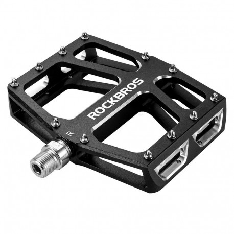 Rockbros Rockbros K399-BK Wide Platform Bicycle Pedals - Black