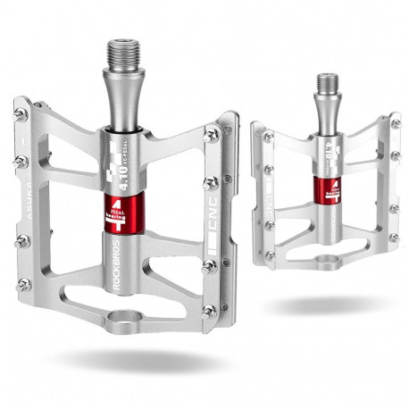 Rockbros Rockbros JT410 4.10 4 Bearing Bicycle Pedals - Silver
