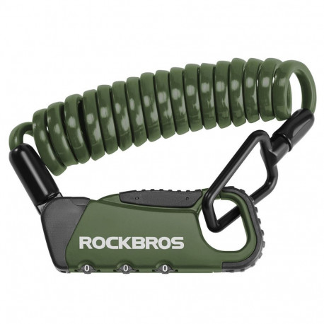 Rockbros Rockbros RBK6N Combination Bike Lock - Green