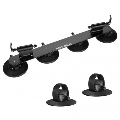 Rockbros Rockbros XP1002 Suction Cup Roof Rack for 2 Bikes - Black