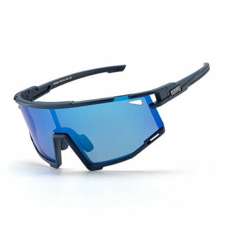 Rockbros Rockbros SP258 ROAD TO SKY Cycling Glasses Polarized Blue Lenses - Navy Blue