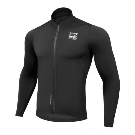 Rockbros Rockbros TLWT001 ROAD TO SKY windproof insulated cycling jersey M - black