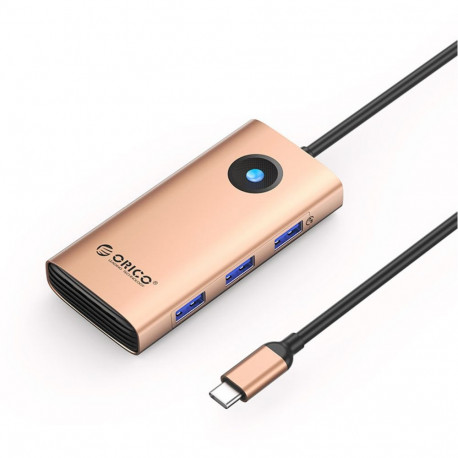 Orico Orico PW11 6in1 USB-C Docking Station 3x USB-A 3.0 1x USB-C 3.0 1x USB-C PD 100W 1x HDMI 4K 30