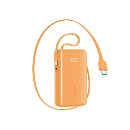 Joyroom Joyroom JR-PR2 35W 10000mAh Powerbank with Built-in USB-C and Lightning Cables - Orange