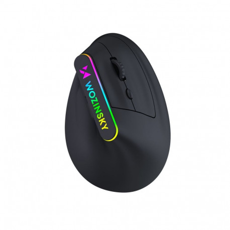 Wozinsky Wozinsky WMG-1164 Wireless Vertical Ergonomic Gaming Mouse 3600 DPI with RGB Backlight - Bl