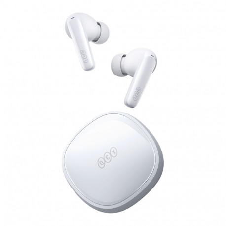 QCY QCY T13X In-Ear Headphones with ENC IPX5 Bluetooth 5.3 - White