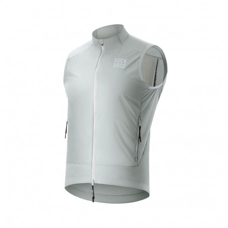 Rockbros Rockbros YDMJ003 Spring/Autumn Windproof Vest Size XXL - White/Gray