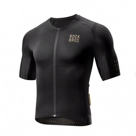 Rockbros Rockbros YDDX011 Diamond Short Sleeve Cycling Jersey Size S - Black