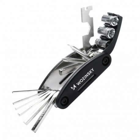 Wozinsky Wozinsky WWZ-01N 16-in-1 Multifunctional Bicycle Repair Tool Set - Black