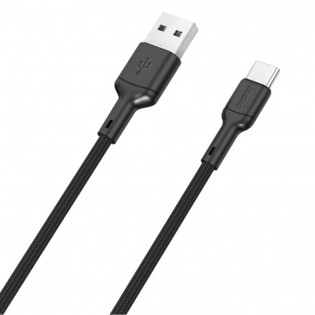 Dudao Dudao L9T 5A USB-A - USB-C Cable 1m - Black