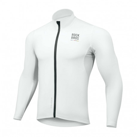 Rockbros Rockbrs TLWT001 ROAD TO SKY cycling sweatshirt, windproof, insulated, S - white