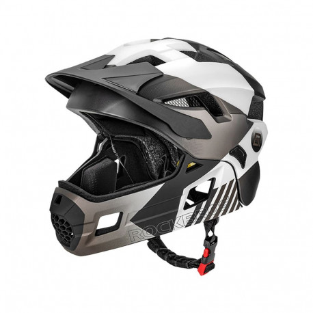 Rockbros Rockbros TS-61 10110061006 Children's Bike Helmet with Detachable Chin Size M (54-57) - Gra