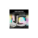 Corsair H100I Processor Hybrid cooler 12 cm White