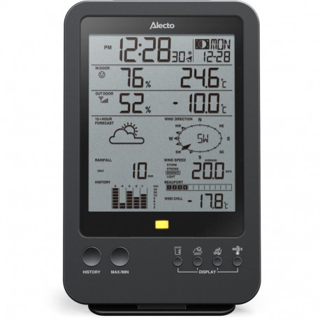 Alecto WS-4700 Professionelle Wetterstation mit Funksensor