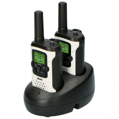 Alecto Walkie Talkie 2-Pack 7 km Range, White/Black