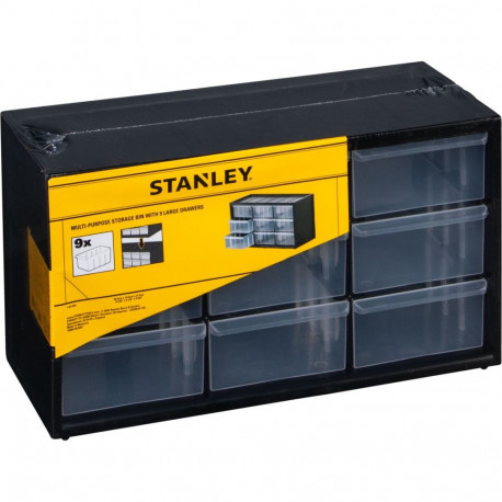 Stanley mitmeotstarbeline hoiukast 9 sektsiooniga