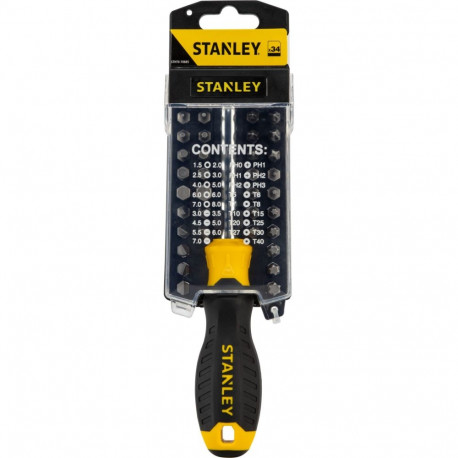 STANLEY multibit-kruvikeerajate komplekt, 34 osa