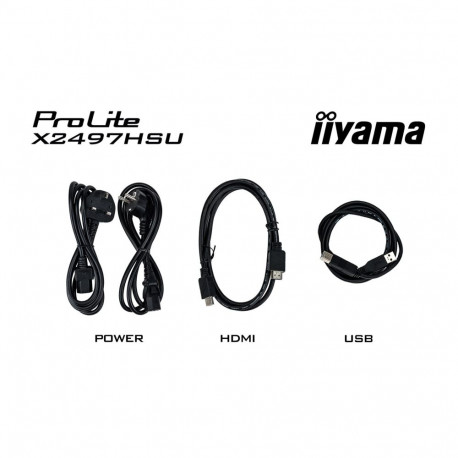 Monitor - IIYAMA ProLite X2497HSU-B1 23.8" Full HD IPS 120 Hz Black