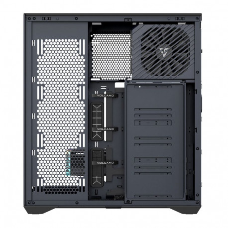 Computer Case - MODECOM Volcano SPACE XL Full Tower ATX E-ATX Tempered Glass Black