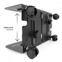 The MC-851 Mobile CPU Stand Cart is an adjustable under-desk floor holder designed 