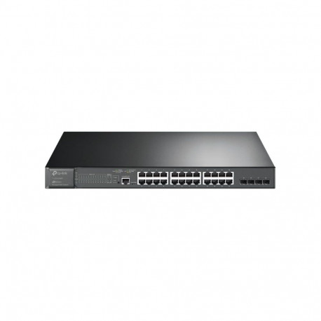 TP-LINK L2+ hallatav kommutaator TL-SG3428MP, rackile paigaldatav, 4 SFP-porti, ühe toiteallikaga