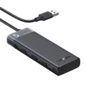 HUB USB-C CM653 1XUSB-C 4XUSB-A - grey