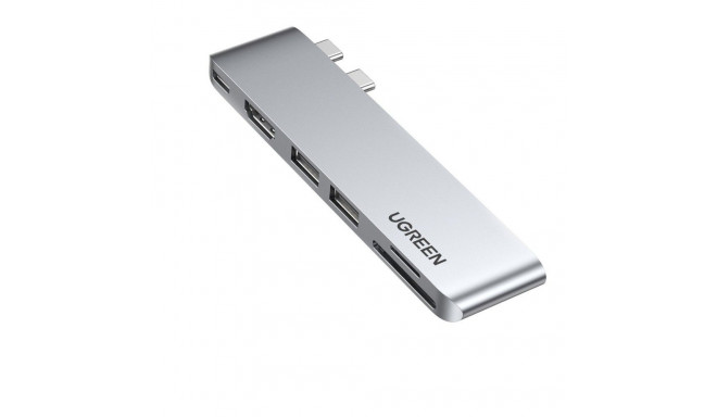 HUB 2XUSB-C 1XUSB-C HDM I 2XUSB SD MICROSD