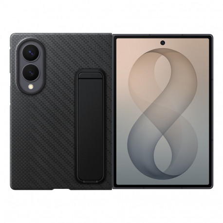 Samsung Carbon Standing Case EF-XF971SBE for Samsung Galaxy Z Fold 8 with stand + 2 anti-reflective 