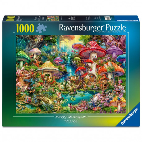 Ravensburger pusle 1000 tk: rõõmus seeneküla