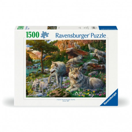 Ravensburger pusle 1500 tk: hundid kevadel