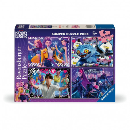 Ravensburger pusle 4x100 tk: KPop Demon Hunters