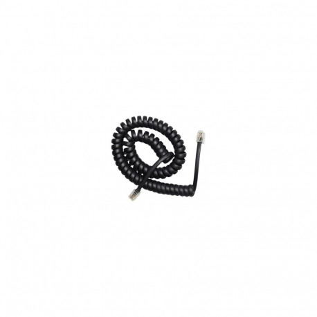 Gembird telefonitoru spiraaljuhe TC4P4CS-2M RJ10 4P4C 2m, must