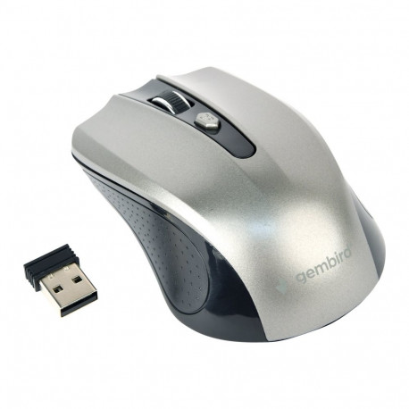 GEMBIRD MUSW-4B-04-BG Wireless optical mouse 1600DPI nano USBblack/spacegrey