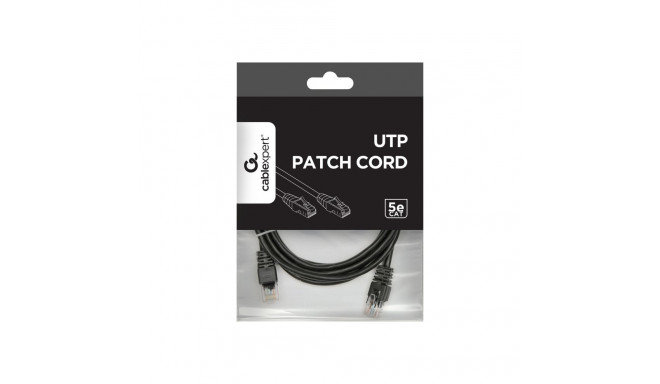 GEMBIRD CAT5e UTP Patch cord black 2m