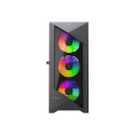 GEMBIRD computer case Fornax 9000 ATX - ARGB backlight black