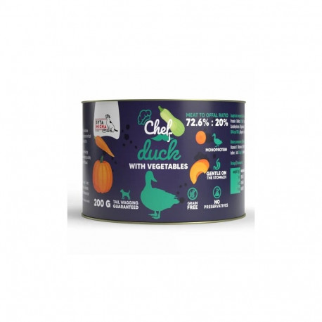 SYTA MICHA Chef Duck with vegetables Mono - wet dog food - 200g