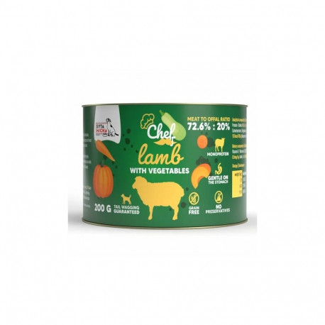 SYTA MICHA Chef Lamb with vegetables Mono - wet dog food - 200g
