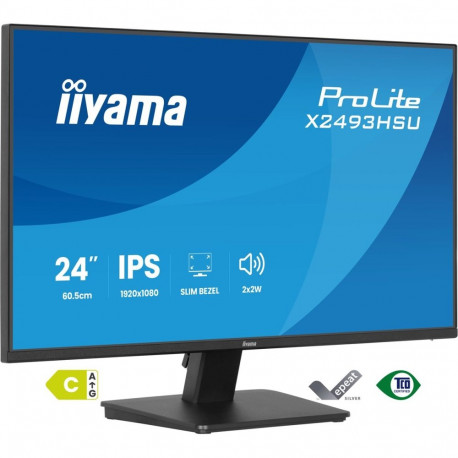 iiyama arvutimonitor ProLite X2493HSU-B1 60.5cm (23.8") 1920 x 1080 pikslit Full HD LED, must